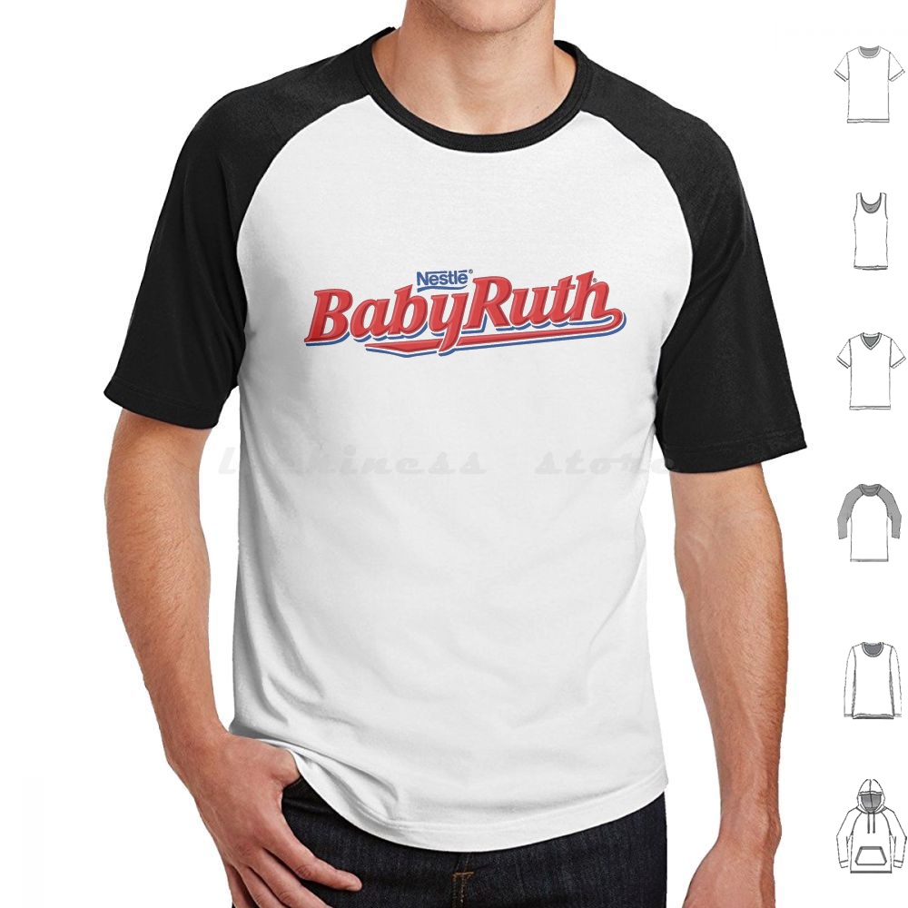 Food Group Snacks - เบบี้รูธช็อกโกแลตกรุ๊ปชุดฮาโลวีนเสื้อยืด 6xl ผ้าฝ้ายเสื้อยืดเท่ๆ เบบี้รูธขนมขบเคี้ยวช็อกโกแลตกรุ๊ปคนรักช็อกโกแลต