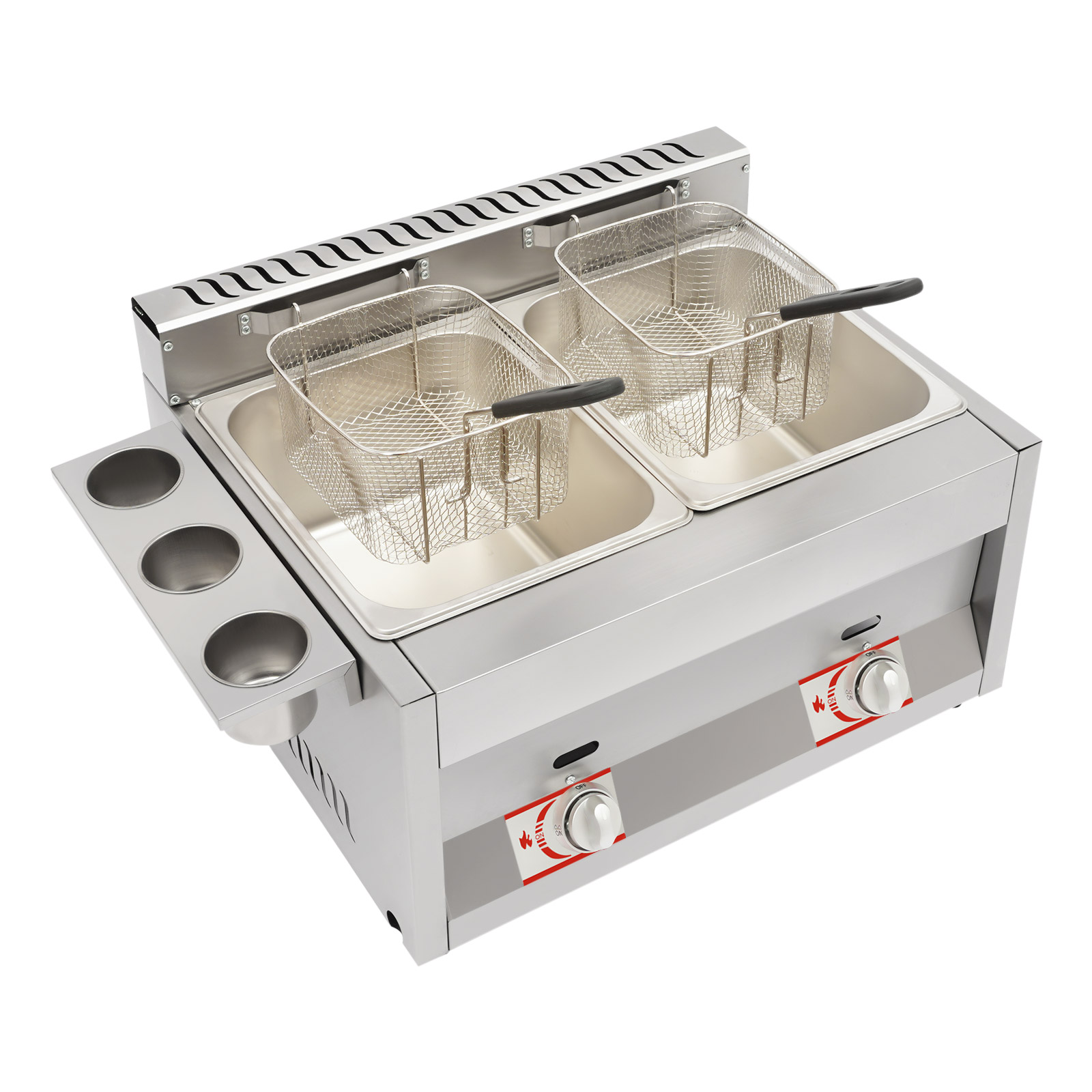 เครื่องทอดแบบใช้แก๊ส LPG 2 ถัง - Food Snacks Catering บทวิจารณ์และราคา