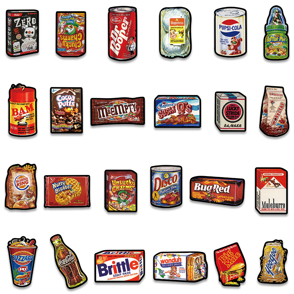 48ชิ้นการ์ตูนอเมริกันอาหารว่าง - American Food Y Snacks บทวิจารณ์และราคา