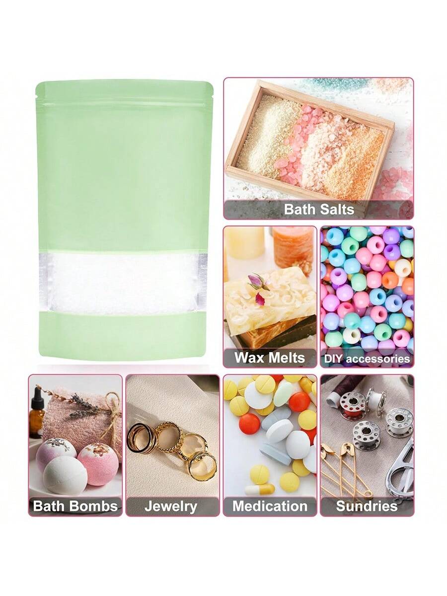 ถุงใส่อาหารแบบตั้งได้สีเขียว 5 - Food Snacks That Are Green บทวิจารณ์และราคา
