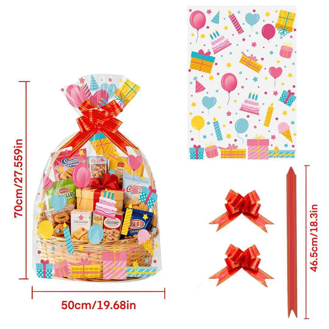 ถุงใสพิมพ์ลายวันเกิด 20 ชิ้น ถ - Food Snacks Hamper บทวิจารณ์และราคา