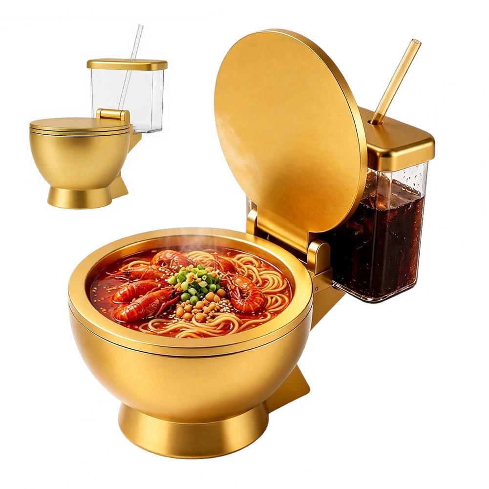 ชุดชามราเมนรูปโถสุขภัณฑ์ พร้อม - Food Drink Snacks บทวิจารณ์และราคา