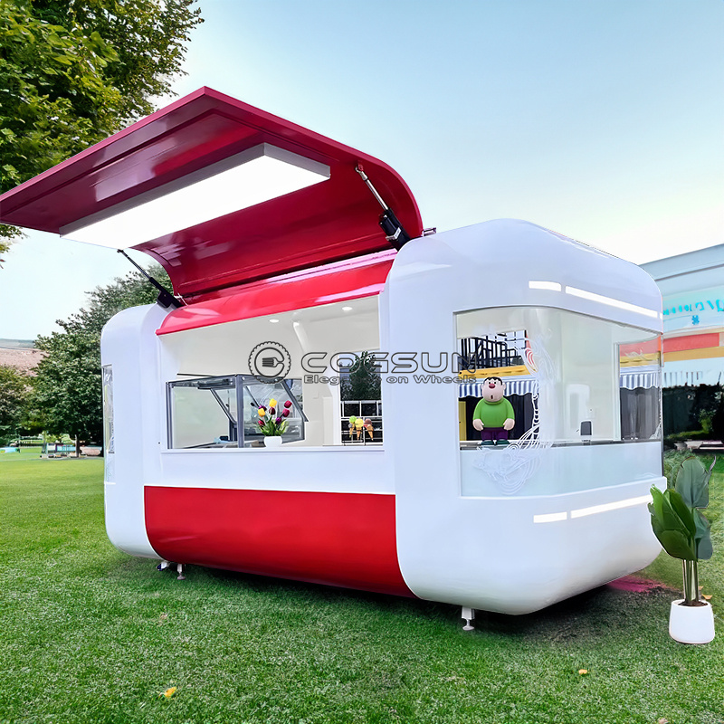 Street Mobile Food Trailer พิซ - Food Snacks Catering บทวิจารณ์และราคา