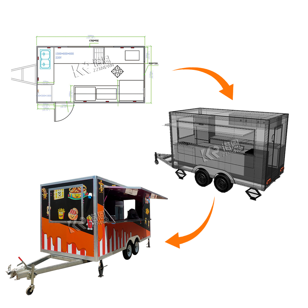 2025 ใหม่มาตรฐานยุโรปรถบรรทุกอ - Food Snacks Catering บทวิจารณ์และราคา