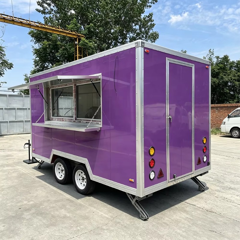 รถพ่วงขายอาหารเคลื่อนที่ทันสมั - Food Snacks Catering บทวิจารณ์และราคา