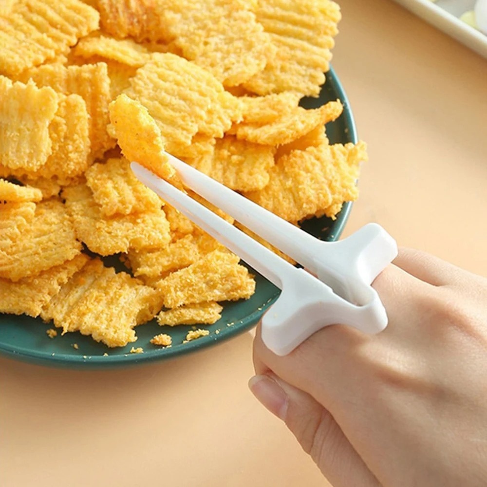 ตะเกียบพลาสติกแบบหนีบอาหาร 1 ช - Food Snacks To Eat บทวิจารณ์และราคา