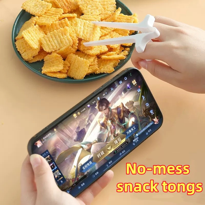 ที่คีบอาหารแบบหนีบ 1 ชิ้น สำหร - Snacks Food Video บทวิจารณ์และราคา