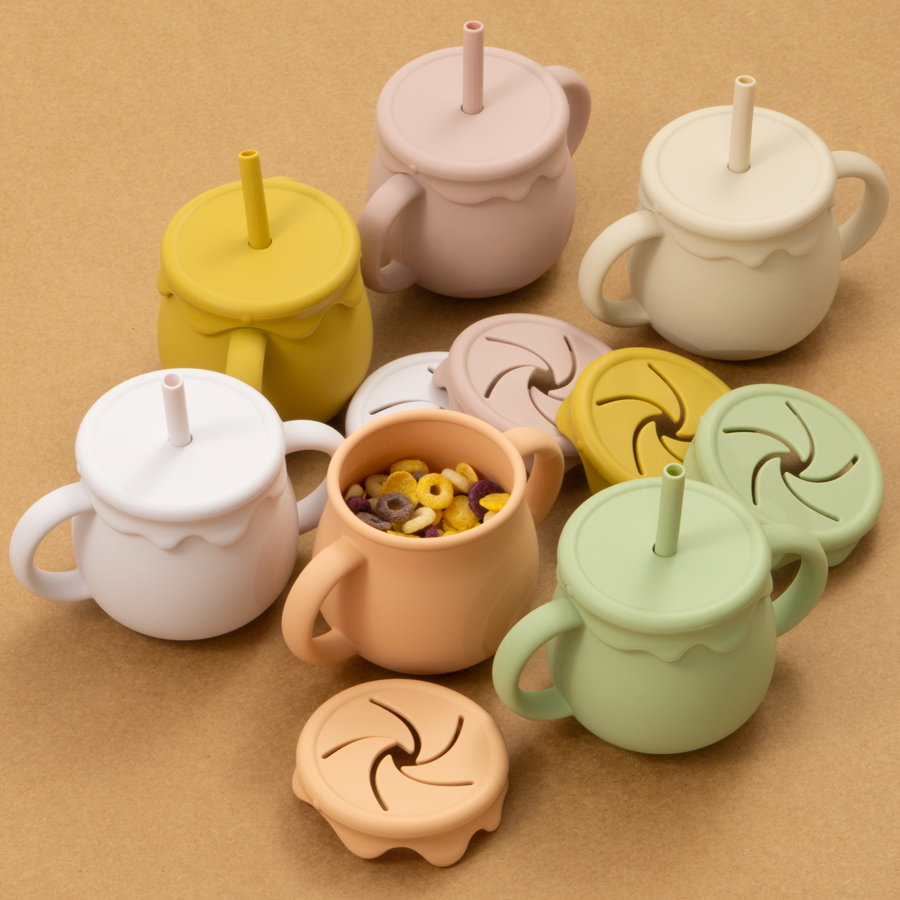 เด็กใหม่ซิลิโคนกล่องเก็บอาหารถ - Food Drink Snacks บทวิจารณ์และราคา